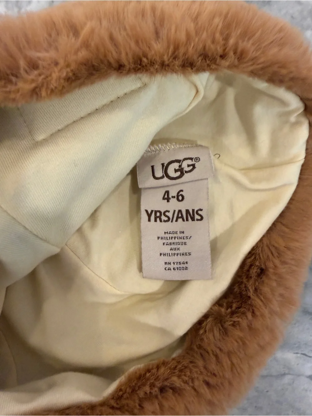 UGG Kids Faux Fur Beanie